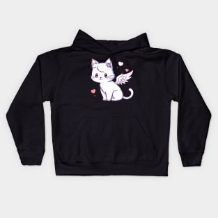 Kitty Angel - Cat Bird Kids Hoodie